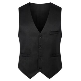 Waistcoat Vest British Men Slim Suit Fashion