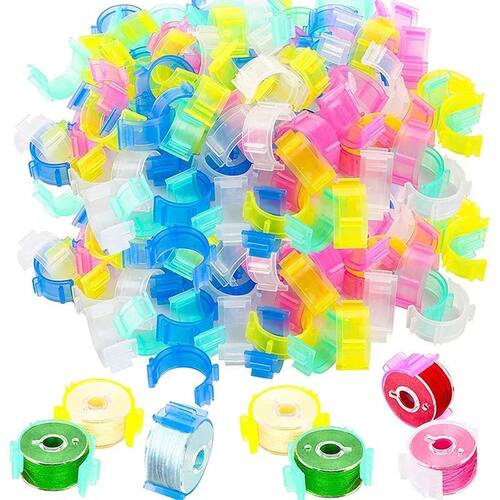 10-50Pcs Sewing Bobbin Clips Bobbin Holder Clips Plastic Bob