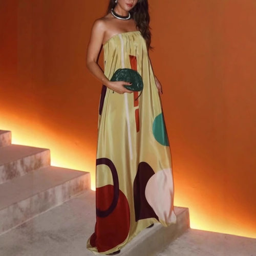 Independent Station 2025 Fashion Printed Sleeveless Dress Po