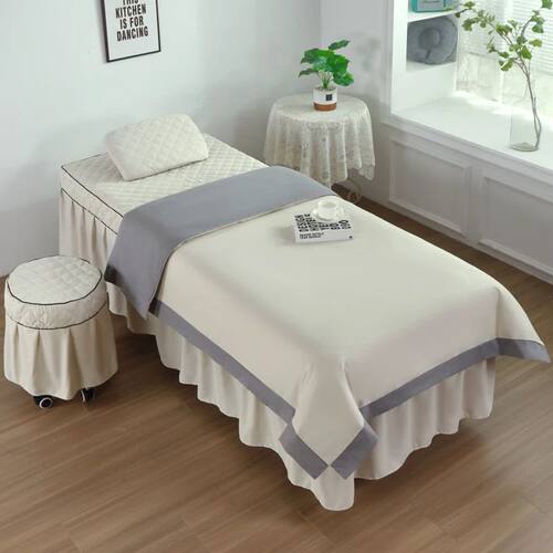 4pcs Rose Beauty Salon Bedding Sets Massage Spa Bed ver Beds