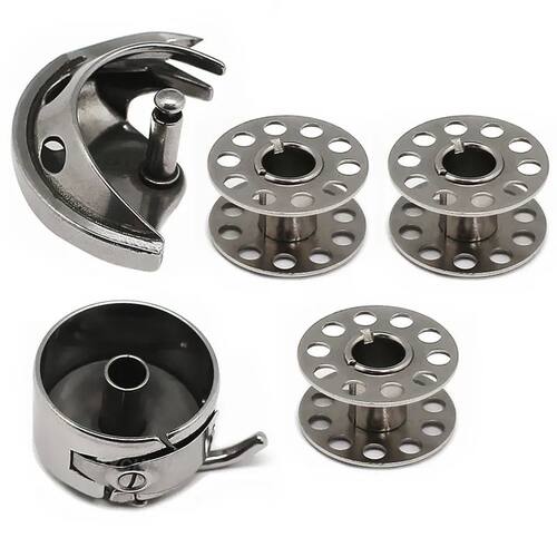 Metal Bobbins + Shuttle Hook + Bobbin Case for Old Style Hou