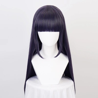 Anime Riyata splay Women's  Purple Long Straight Hair