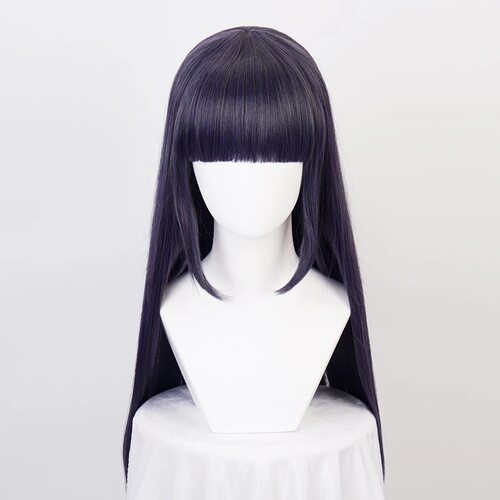 Anime Riyata splay Women's  Purple Long Straight Hair