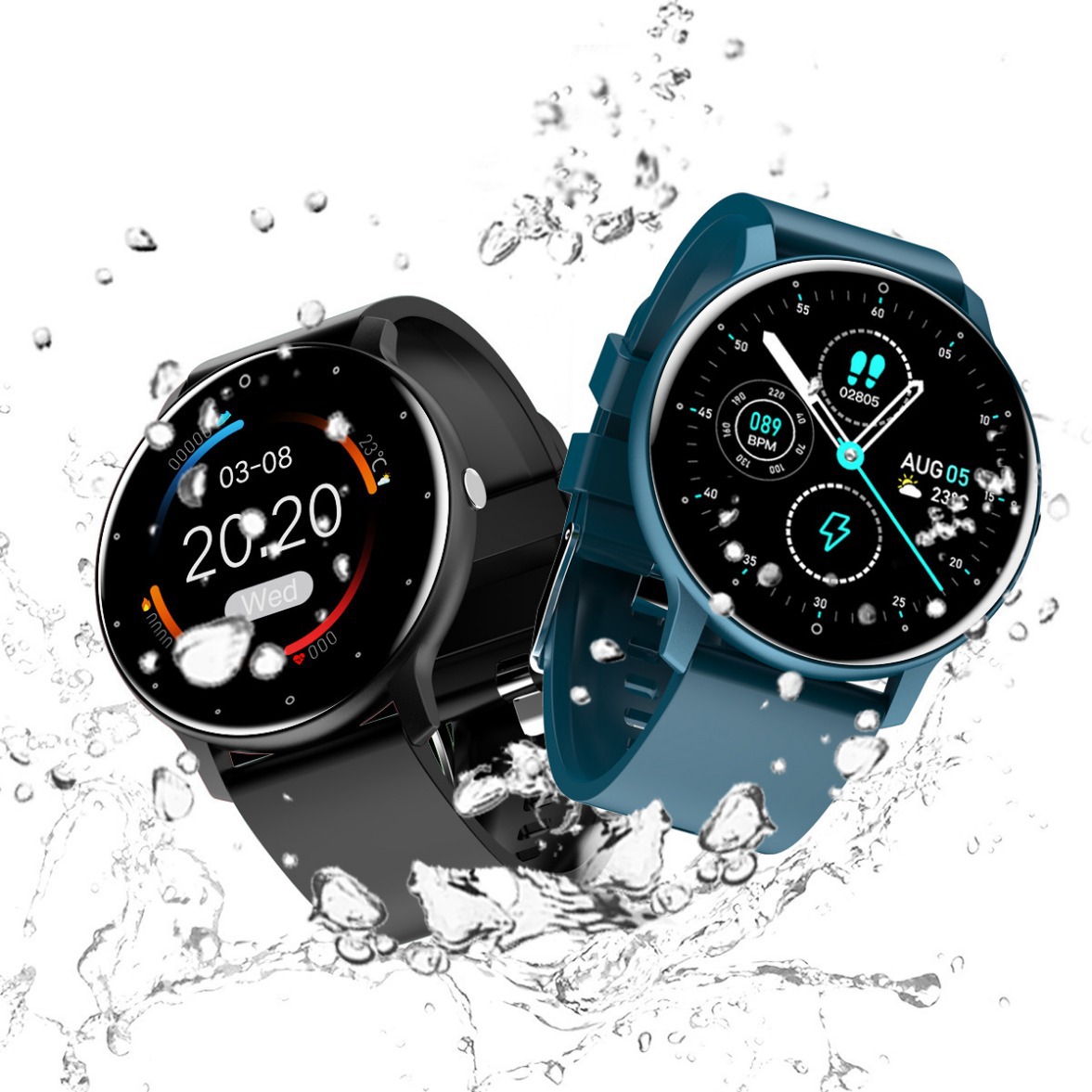 Private Model Zl02d Smart Watch Multi-functional Heart Rate