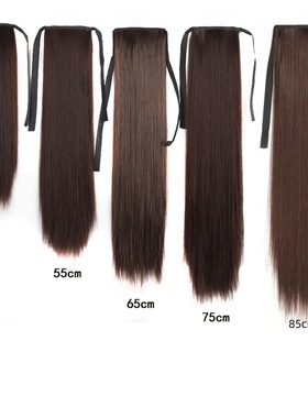 Long Straight Hair Strapped tail Medium Length And Short Rea