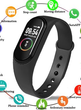 M4 Smart Digital Watch Bracelet for Men Women Smartwatch Hea