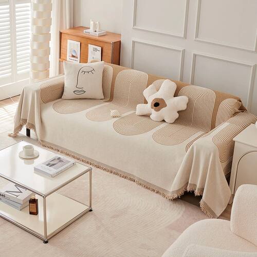 Nordic Tassel Throw Blanket Four Season Sofa ver Dust Anti-c