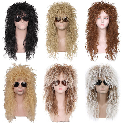 Men's Fluffy Hairstyle Beggar Lunatic Full Hood Beggar Long