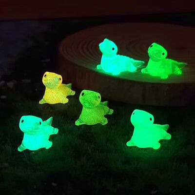 10/20/50Pcs Luminous lacertilian Figures Fairy Garden Micro