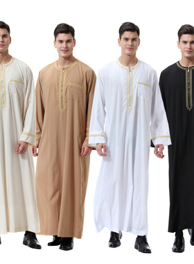 Hot Sale  Men's Clothing Middle Eastern Arab Robe Hui Clothi