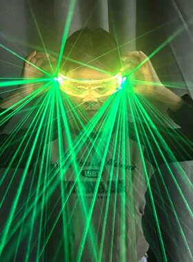 电音节酒吧夜店激光眼镜LED发光