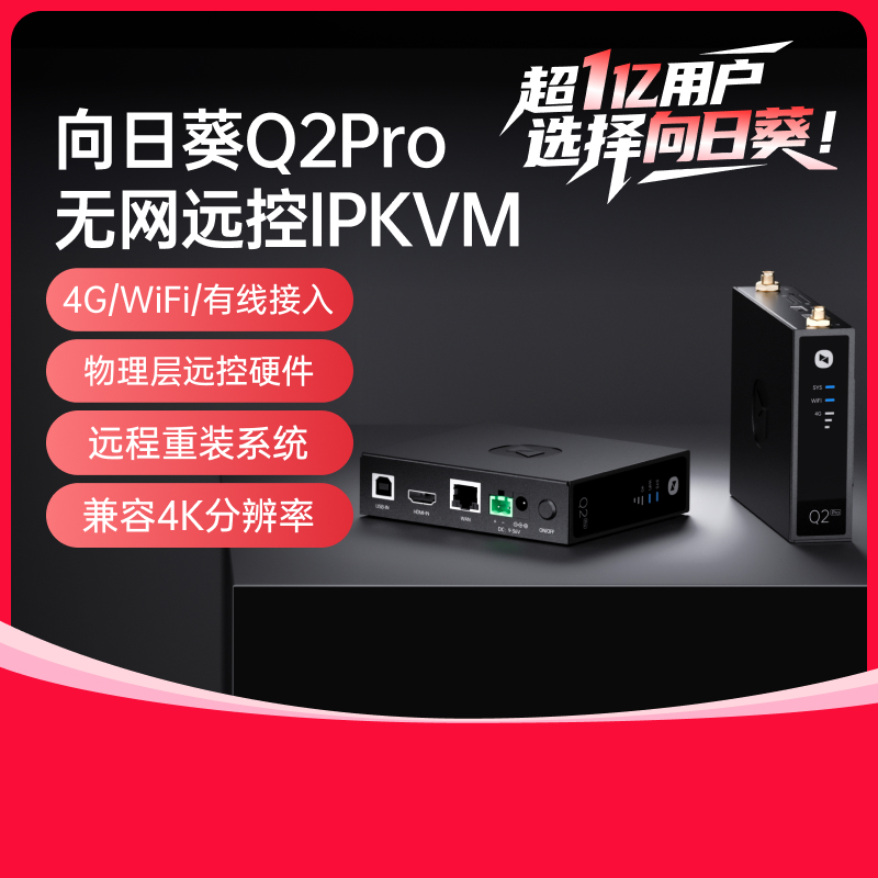向日葵Q2Pro4G无网远控IPKVM