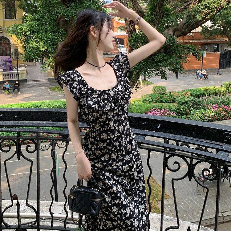 碎花连衣裙女夏季吊带小