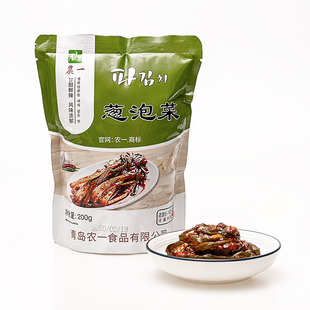 农一小葱泡菜咸菜下饭酸菜开胃菜酸辣鲜香秘制酱料腌制即食小包装