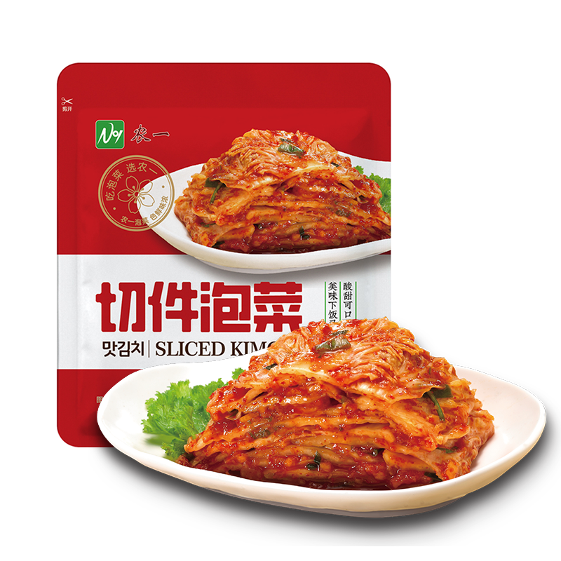 农一切件泡菜韩式泡菜小包装即食发酵酸口免切拌饭朝鲜延边酱下饭
