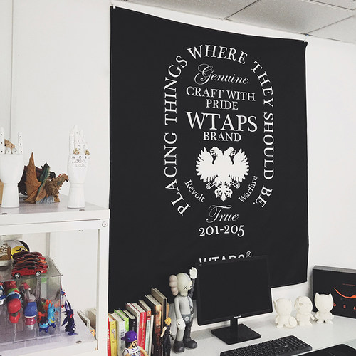 wtaps双鹰日潮背景布简约挂布