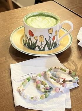 闺蜜学生陶瓷甜美清新马卡龙色