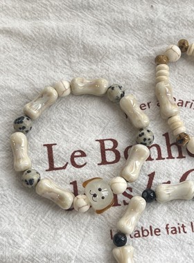 女孩女生陶瓷天然石甜美可爱有趣