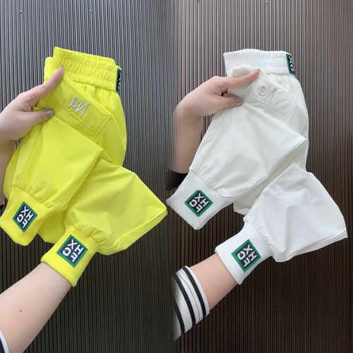 无休闲裤高腰宽松显瘦九分裤
