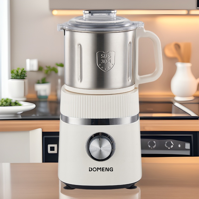 多蒙磨粉机家用研磨机电动打粉机干细磨咖啡豆跨境粉碎机破壁