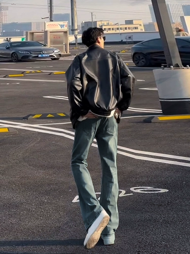 Летняя куртка, ретро бейсбольная полиуретановая форма, изысканный стиль, в американском стиле