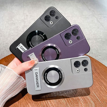 新款适用于OPPO Reno13Pro手机壳12/11/10/9/8金属漆超薄无边框防摔磁吸贴支架散热好高级感7/6/5/43裸机手感