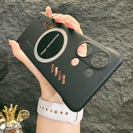 新款适用于OPPO Reno13Pro手机壳散热无边框磁吸12/11/10/9/8/7SE/6/5游戏物理降温防滑裸机手感好看防摔高级