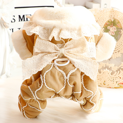 Accope狗狗美拉德四脚棉衣