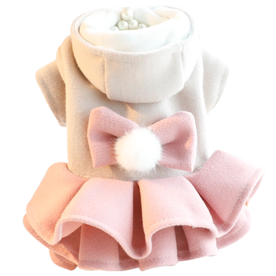 Accope猫咪狗狗毛呢多层蛋糕棉衣