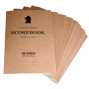 云扁围棋书国际象棋少儿象棋围棋记录本对局打谱记录学围棋练习本