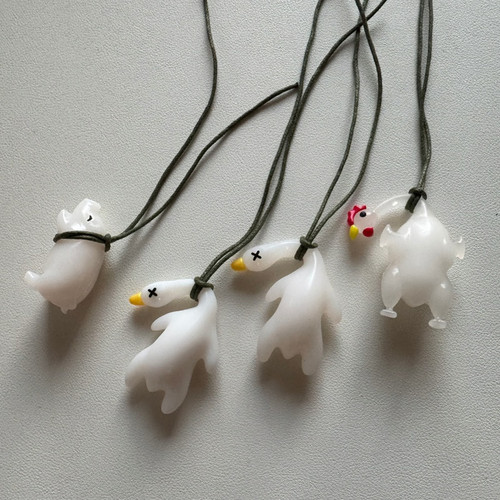 大号变色烤鸭挂件5.5CM送挂绳