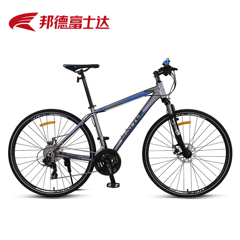 富士达平把公路车自行车男变速铝合金超轻700c城市公路赛车battle