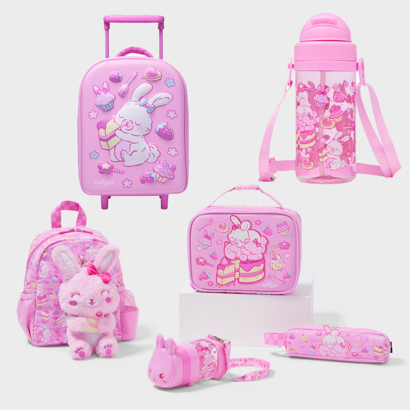 澳洲smiggle拉杆箱幼儿园宝宝书包卡通可爱双肩包儿童迷你行李