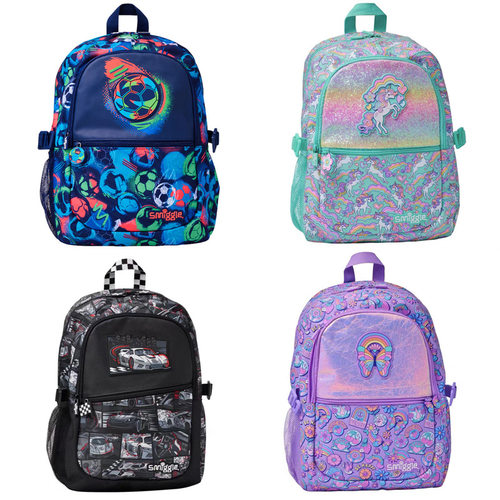 澳洲smiggle儿童书包中小学生大容量背包户外休闲双肩背包休闲包