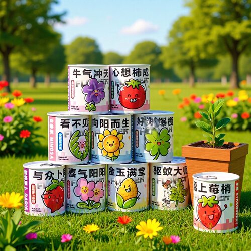礼袋装种植盲盒盆栽奖品实用学生