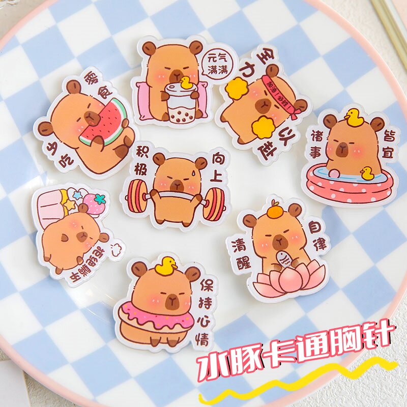 幼儿园班级活动奖励学生实惠量大小礼品卡通胸针儿童节小礼物奖品