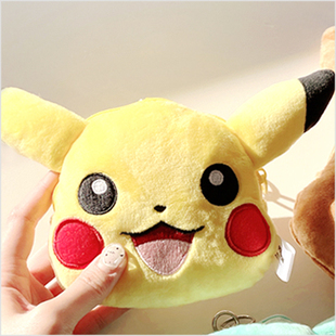 韩国代购宝可梦周边妙蛙种子玩偶皮卡丘钥匙扣包挂件收纳包零钱包