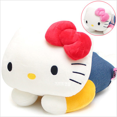 韩国Hellokitty靠枕趴姿靠垫抱枕
