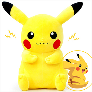 韩国代购进口正版神奇宝贝宝可梦皮卡丘公仔玩偶大号毛绒玩具礼物