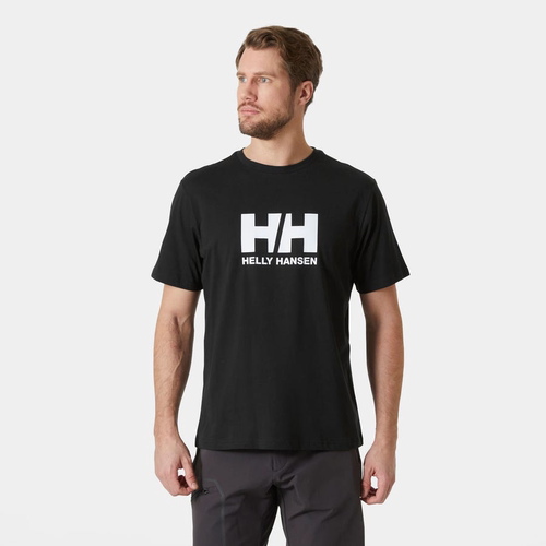 Helly Hansen海丽汉森 HH Logo T-Shirt 3.0 黑色T恤休闲男士短袖