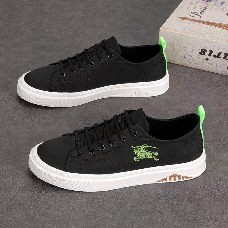 男鞋潮牌刺绣懒人帆布鞋透气一脚蹬休闲男士板鞋2026新款布鞋男款,流行男鞋,休闲板鞋,淘宝优惠券,粉丝福利购,淘宝优惠卷