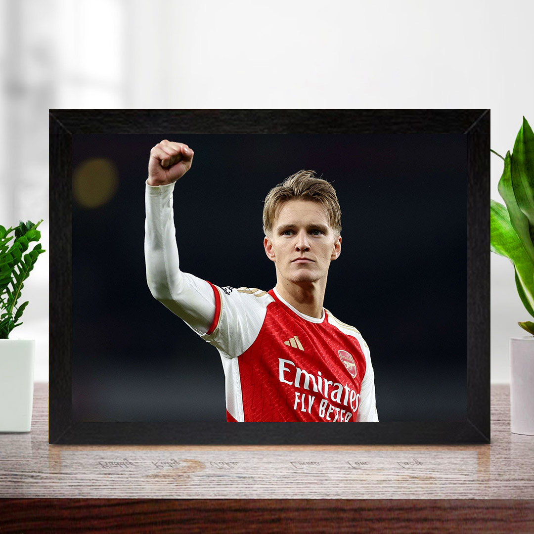 马丁厄德高相框摆台阿森纳足球卧室房间有框挂墙上宿舍画框装饰画