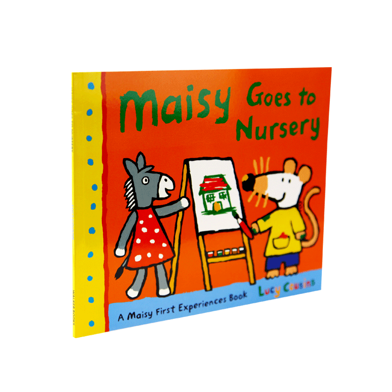 现货 进口英文原版绘本 Maisy Goes to Nursery Paperback 小鼠波波系列