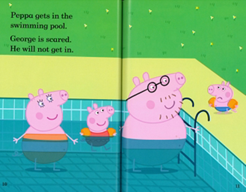 Peppa Pig Going Swimming: Ladybird Level 1 Reader - Taobao product photo 2