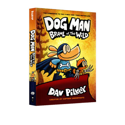 现货 第六册 英文原版 神探狗狗的冒险6 The Adventures of Dog Man Unleashed 内裤超人队长同作者Dav Pilkey 儿童图画故事书