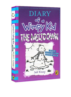 英文原版小说 小屁孩日记#13 Diary of a Wimpy Kid The Meltdown 小鬼日记 儿童章节桥梁书 幽默漫画故事书 7-12岁 Jeff Kinney