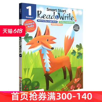 Evan-Moor Smart Start Read and Write Grade 1一年级学生英语阅读和写作练习册 聪慧启蒙系列英文原版加州教辅附答案音频