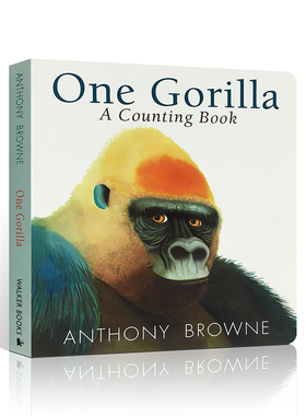 现货 一只大猩猩 计数书One Gorilla: A Counting Book
