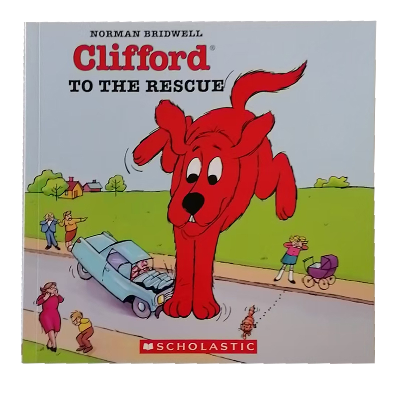 进口英文原版 Clifford to the Rescue 大红狗克利弗 亲子阅读睡前故事图画书趣味故事书儿童英语启蒙读物