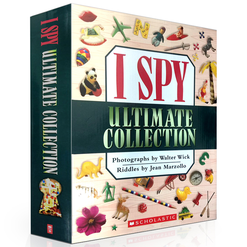 进口英文原版 I Spy Ultimate Collection 视觉大发现套装合集 少儿益智游戏全脑开发 儿童视觉专注力逻辑思维训练图画书 书籍/杂志/报纸 儿童读物原版书 原图主图